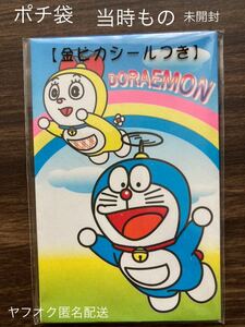 [ Doraemon ]pochi пакет 5 листов наклейка имеется не использовался Doraemon * гонг mitakekopta-