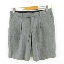 バナナリパブリック BANANA REPUBLIC ショートパンツ ストレッチ グレー OS *A598 メンズ_画像1