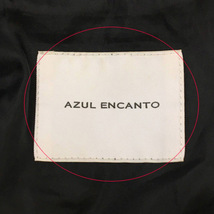 アズールエンカント AZUL ENCANTO ジャケット ブルゾン ジップアップ 比翼仕立て 無地 長袖 S 黒 ブラック レディース_画像7