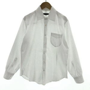  Nolley's Nolley's shirt long sleeve made in Japan dot white black black M men's 