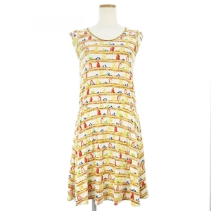  Franche Lippee franche lippee One-piece безрукавка оборка колено длина общий рисунок мильфей рисунок белый белый M женский 