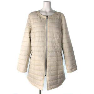  spec chioSPECCHIO cotton inside nylon jacket no color Zip up ivory 40 lady's 