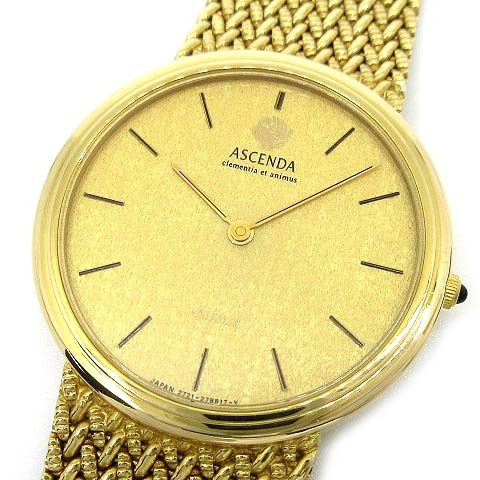 E1-10)K18 シチズン ネックレス ホールマーク750 CITIZEN-