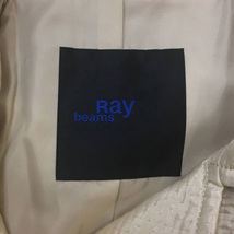 レイビームス Ray Beams ピーコート Pコート スプリング 無地 薄手 七分袖 ベージュ レディース_画像5