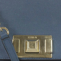 フルラ FURLA mimi ミニクロスボディバッグ レザー ロゴ 青 ブルー F7791 /SR3 レディース_画像4