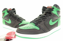 ナイキ NIKE AIR JORDAN 1 RETRO HIGH OG BLACK PINE GREEN 2020 28cm 555088-030 エア ジョーダン I レトロ ハイ ブラック パイン グリー_画像1