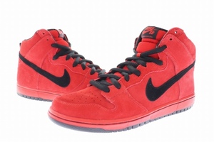 ナイキ NIKE SB エスビー 2011 DUNK HIGH PRO SB RED DEVIL ダンク ハイ プロ レッドデビル 305050-600 28 赤 黒 レッド ブラック ▲■ 230