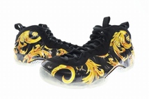 ナイキ NIKE ×Supreme シュプリーム AIR FOAMPOSITE ONE SP エア フォームポジット ワン 652792-001 28.5 ブラック ブランド古着ベクトル_画像1