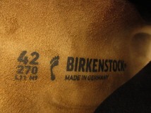 ビルケンシュトック BIRKENSTOCK Kyoto キョウト レザー スウェード サンダル 27 ブラック 靴 シューズ メンズ_画像6