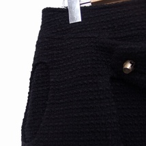 ツモリチサト TSUMORI CHISATO サンプル品 台形スカート ミニ ツイード ブラック 黒 /FT47 レディース_画像5