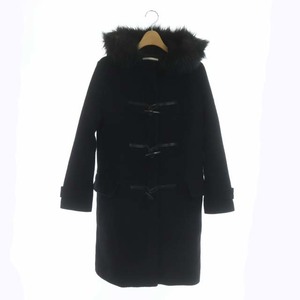 f Ray I ti-FRAY I.D medium duffle coat outer hood fake fur 0 black black /DF #OS lady's 