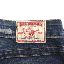 トゥルーレリジョン TRUE RELIGION デニムパンツ ジーンズ ダメージ加工 25 インディゴ /MF ■OS レディース_画像4