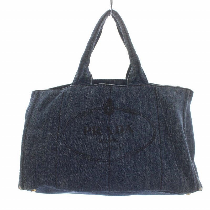 ヤフオク! -「prada プラダ トートバッグ (ネイビー)」の落札相場 ...