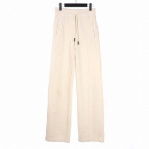 オフホワイト OFF WHITE DIAG OFF WHITE TRACKPANT ロゴ トラックパンツ スウェットパンツ S クリーム OWCE9-151 レディース