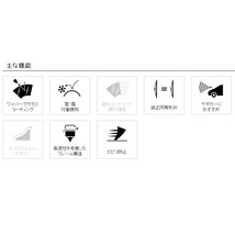 NWB 強力撥水コートグラファイトワイパー トヨタ クラウンマジェスタ JZS177/UZS171/UZS173/UZS175 単品 運転席用 HG55A 送料無料_画像2