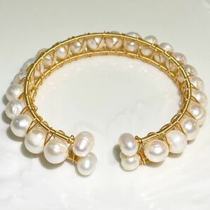 天然パールブレスレット 9mm jewelry 真珠ブレスレットPearlの画像3