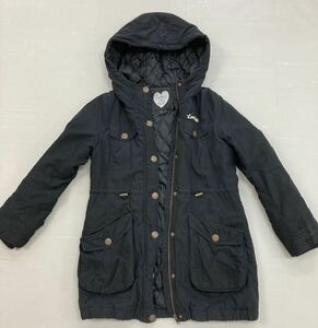  Rav toki Schic down jacket coat black M warm outer with a hood . with defect 