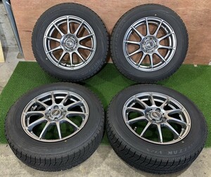 185/65R15 BRIDGESTONE【2017年】(A-TECH) 15X5.5J ET50 4H/100 4本セット！