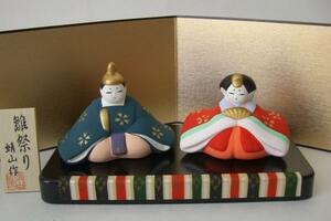 Art hand Auction h03★Ceramic Figurine★Hina Doll Set★Dynasty Doll★Banko Ware Made in Japan, Interior accessories, ornament, Japanese style