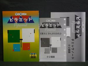 ★ 即発送 ★ 新品 ピラミッド 国語 小２ 解答・確認テスト付 ２年