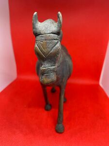 本日特別価格　H093 銅製　古代馬　中国 骨董