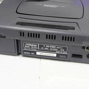 SEGA セガサターン本体 グレイ RG-JX1 電源コード/AVケーブル付属 V-Saturn Victor 送料無料 973の画像4