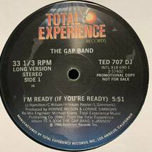 ◆ The Gap Band - I'm Ready (If You're Ready) Long Version ◆12inch US盤 Promo N.Yヒット!!_画像3