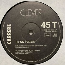 ◆ Ryan Paris - Dolce Vita ◆12inch フランス盤 DISCOヒット!!_画像3