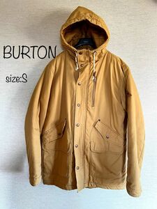 【希少】BURTON コットン ジャケット shermam JKT USED メンズ S マウンテンパーカー　バートン