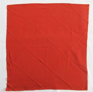 [ furoshiki ] crepe-de-chine . color Toray Sillook 46x49cm red plain 