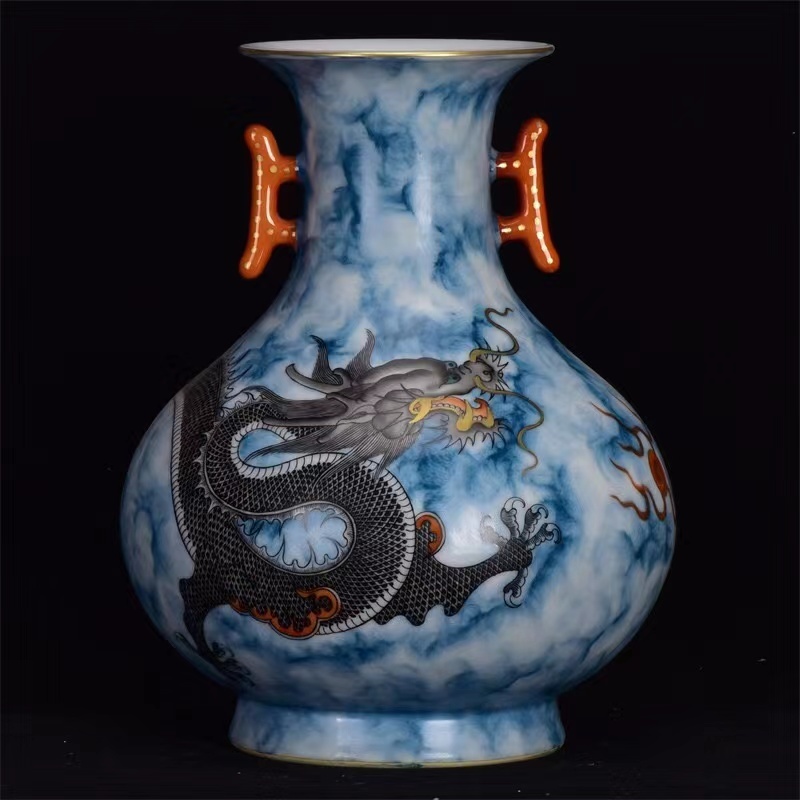中国美術古美術藍釉筆洗清代古玩中国| JChere雅虎拍卖代购