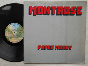 モントローズ MONTROSE●LP●PAPER MONEY ●米国オリジナル盤！！
