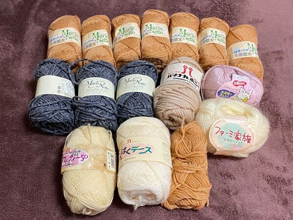 毛糸まとめ売り【画像3枚分】毛糸 まとめ売り 編み物 毛糸 長期保管品