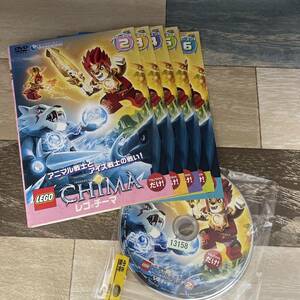 つ97 レゴ チーマ アニマル戦士 シーズン3 ［レンタル落ち］　ジャケット・DVD 2.3.4.5.6巻のみ