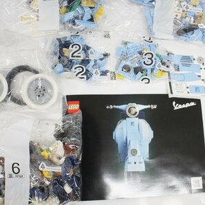 LEGO Vespa 125 1960s 10298 ブロック 玩具 レゴ ベスパ 個別包装未開封品 スクーター パステルブルー 【1円】 2302-026の画像5