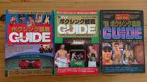 ワールドボクシング増刊 ボクシング観戦 パーフェクトGUIDE '92'94'96 3冊セット 日本スポーツ出版社_画像1