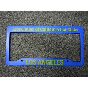 ナンバープレート　カリフォルニア カークラブ California Car Club フレーム （ブルー） アメリカ雑貨 アメリカン雑貨