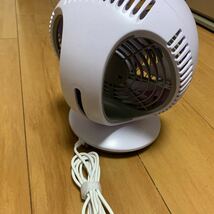 美品サーキュレーター 卓上扇風機 静音 首振り ホワイトUSB電源式_画像3