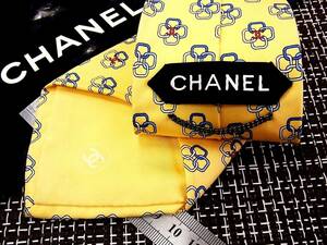 ☆状態並N☆6243■シャネル【CHANEL】 総ＣＣロゴ柄 ネクタイ★