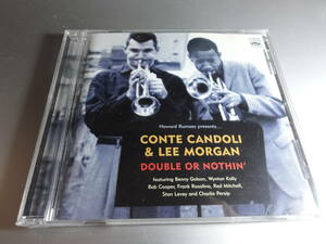 CONTE CANDOLI & LEE MORGAN 　　コンテ・カンドリ　　　 リー・モーガン　　DOUBLE OR NOTHIN