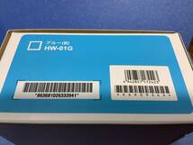 【新品，未使用品】　docomo HW-01G （ Blue ／ ブルー ） ／ ファーウェイ HUAWEI ／ ドコモ　No.1_画像10