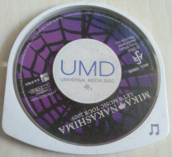 【匿名発送・追跡番号あり】 中島美嘉 LET’S MUSIC TOUR2005 PSP UMD