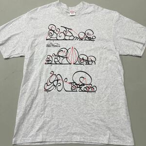 シュプリーム supreme Tシャツ 未使用 2018年 半袖 グレー　Lサイズ MADE IN USA アメリカ製 メンズ