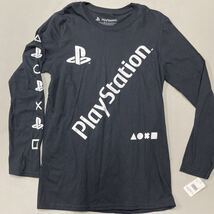 プレイステーション Playstation 未使用 長袖 Tシャツ ロンT Sサイズ メンズ レディース ブラック 黒 ロングスリーブ プレステ ソニー SONY_画像1