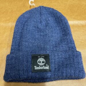 ティンバーランド Timberland ビーニー　ワッチキャップ　帽子　CAP ネイビー 未使用　アメリカ製　MADE IN USA