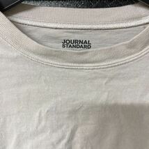 JOURNAL STANDARD ジャーナルスタンダード オーバーサイズ ビッグシルエット Tシャツ 半袖 Lサイズ メンズ 無地 日本製 MADE IN JAPAN_画像2