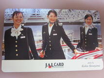 ☆ JAL CARD CA キャビンアテンダント スチュワーデス テレホンカード ☆ 50度数 テレカ ☆ 日本航空 ☆ 制服 ユニーフォーム 姿 ☆ 55_画像1