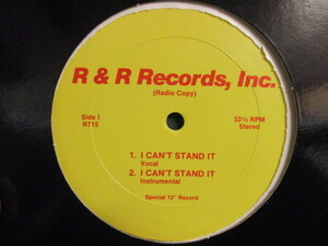 ★ VA( Captain Rapp ： I Can't Stand It ) 12'' ☆ c/w Stevie Wonder - Happy Birthday (( 落札5点で送料無料