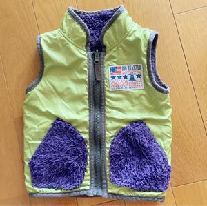 エフオーキッズ リバーシブル キッズ 100 男の子　女の子　ベスト