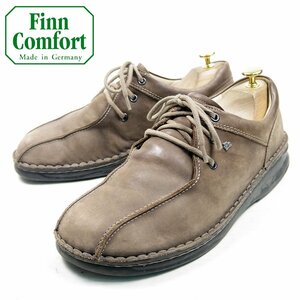 定価5万円　医師が認める靴　42表記　27cm相当　Finn Comfort　フィンコンフォート　コンフォートシューズ　レザー　ブラウン　茶　/U6760